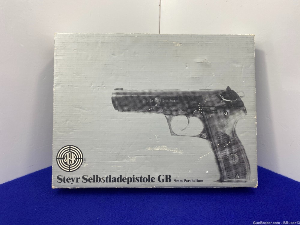 Steyr GB 9mm Luger Blue *INSANELY COLLECTIBLE AUSTRIAN PISTOL W/ BOX*-img-2