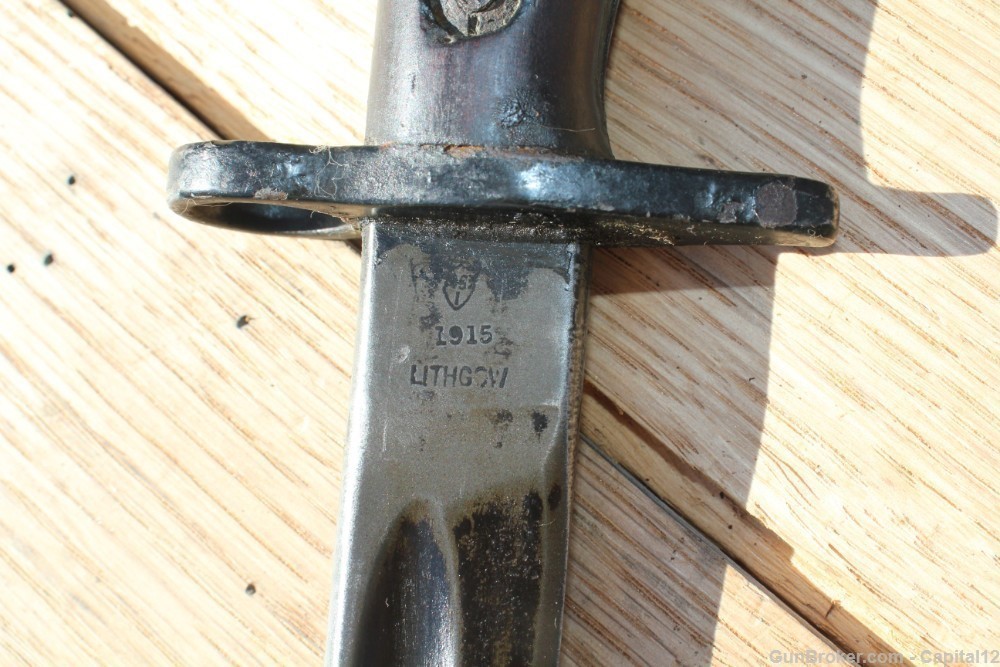 1907 Enfield #1 MkIII 303 British Rifle Bayonet Lithgow 1915-img-6