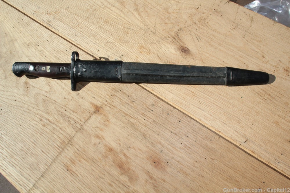 1907 Enfield #1 MkIII 303 British Rifle Bayonet Lithgow 1915-img-0