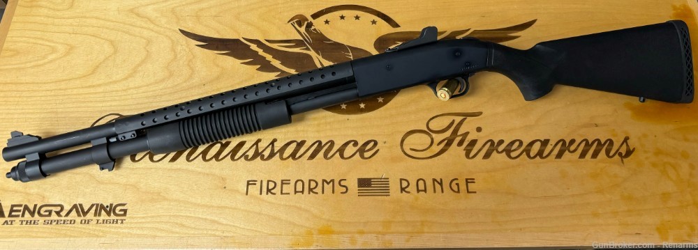 USED Mossberg 590 12 ga home defense shotgun-img-0