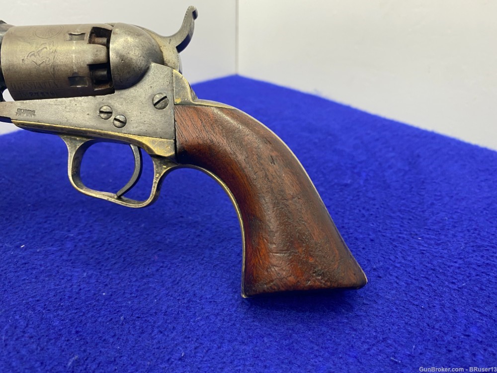 1863 Colt Model 1849 Pocket .31 cal Blue/CCH *AMAZING CIVIL WAR ERA COLT*-img-44