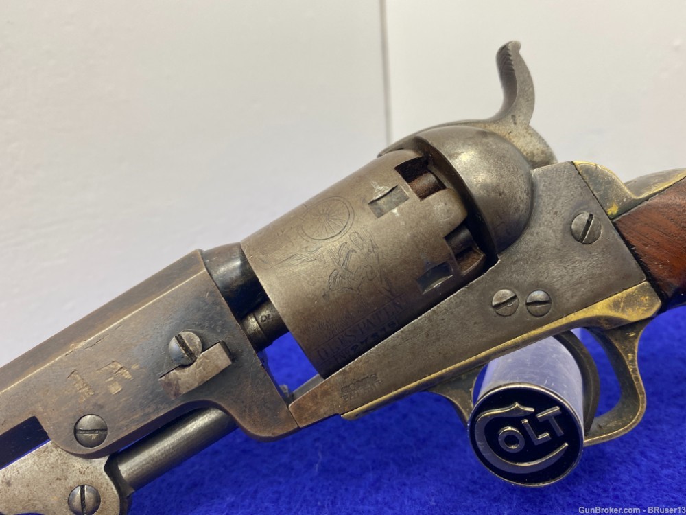 1863 Colt Model 1849 Pocket .31 cal Blue/CCH *AMAZING CIVIL WAR ERA COLT*-img-11