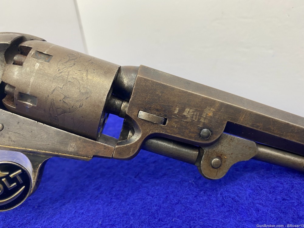 1863 Colt Model 1849 Pocket .31 cal Blue/CCH *AMAZING CIVIL WAR ERA COLT*-img-22
