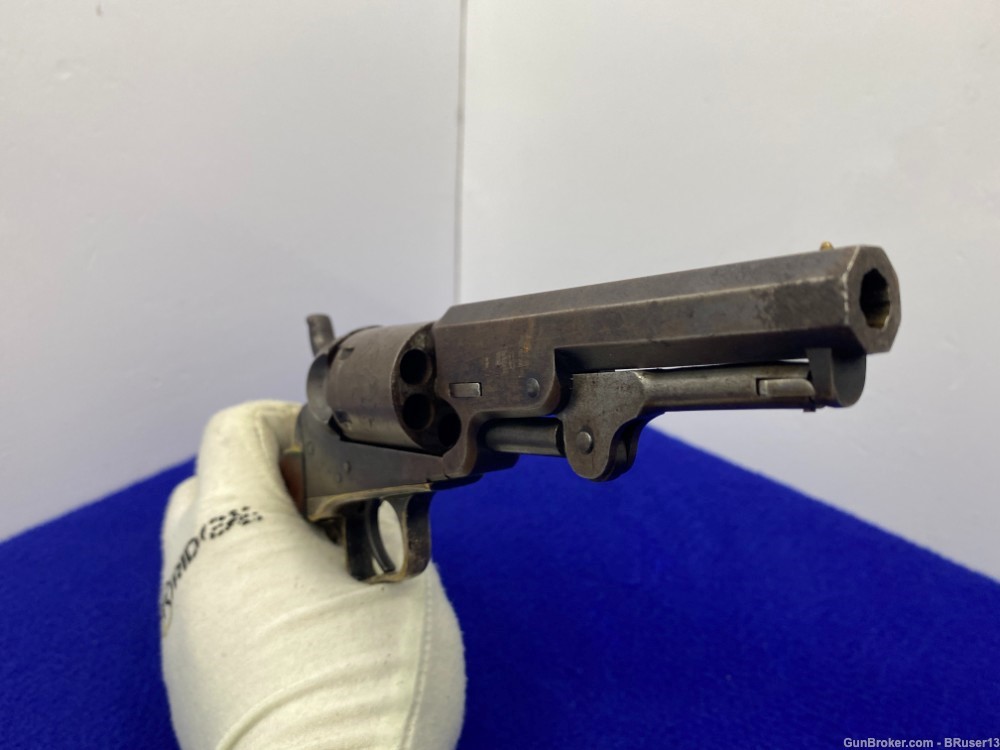 1863 Colt Model 1849 Pocket .31 cal Blue/CCH *AMAZING CIVIL WAR ERA COLT*-img-39