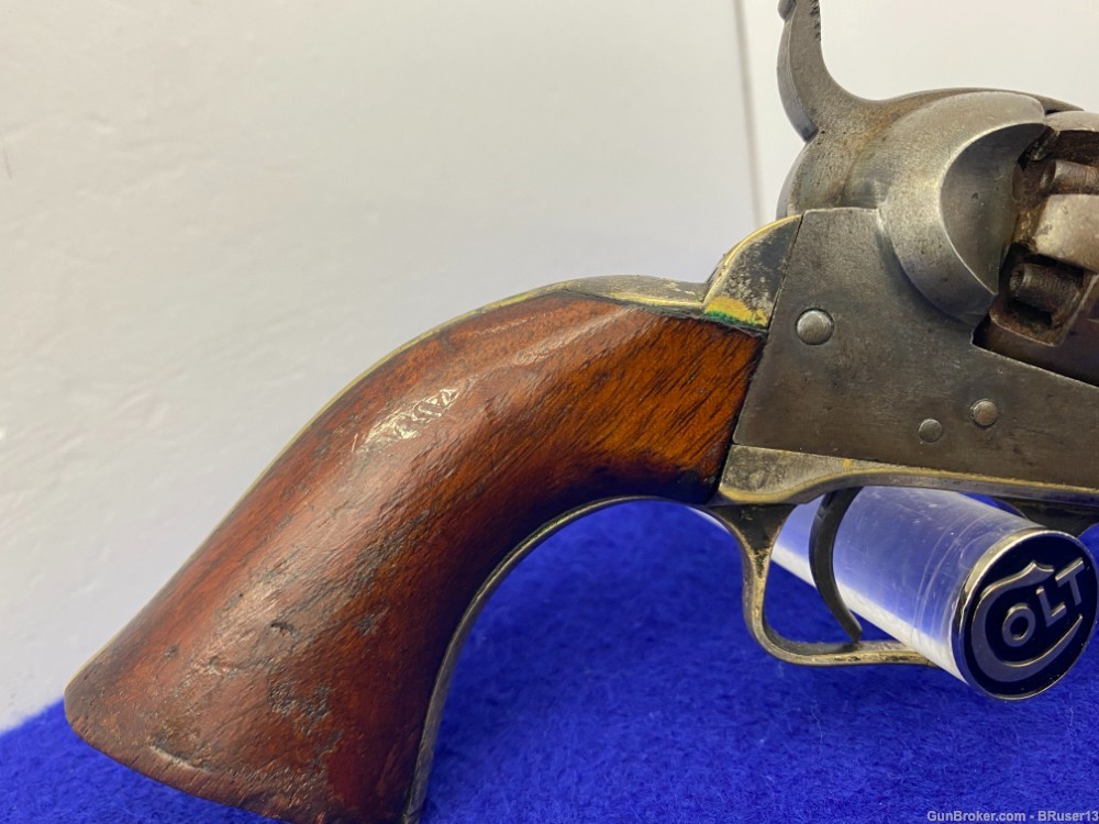 1863 Colt Model 1849 Pocket .31 cal Blue/CCH *AMAZING CIVIL WAR ERA COLT*-img-19
