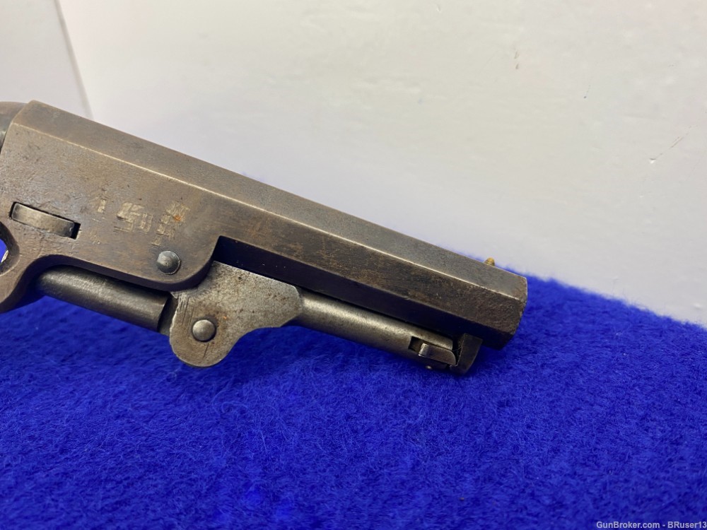 1863 Colt Model 1849 Pocket .31 cal Blue/CCH *AMAZING CIVIL WAR ERA COLT*-img-26