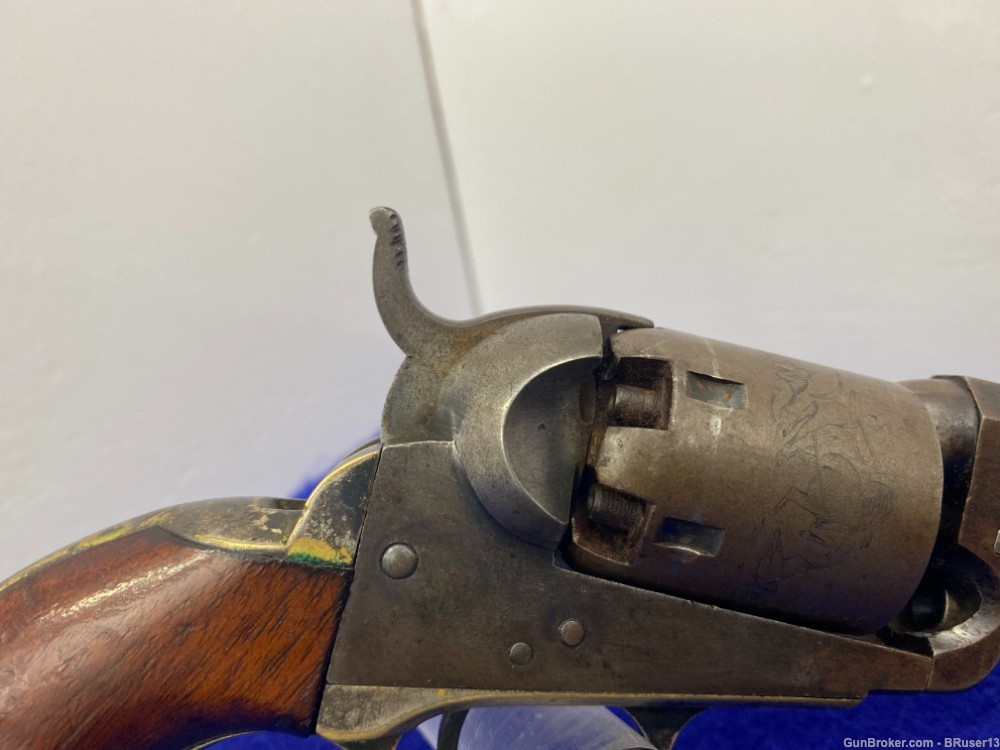 1863 Colt Model 1849 Pocket .31 cal Blue/CCH *AMAZING CIVIL WAR ERA COLT*-img-23