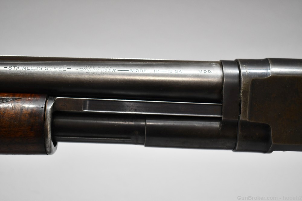 Winchester Model 12 Tournament Style Solid Rib Shotgun 12 G 1926 C&R-img-13