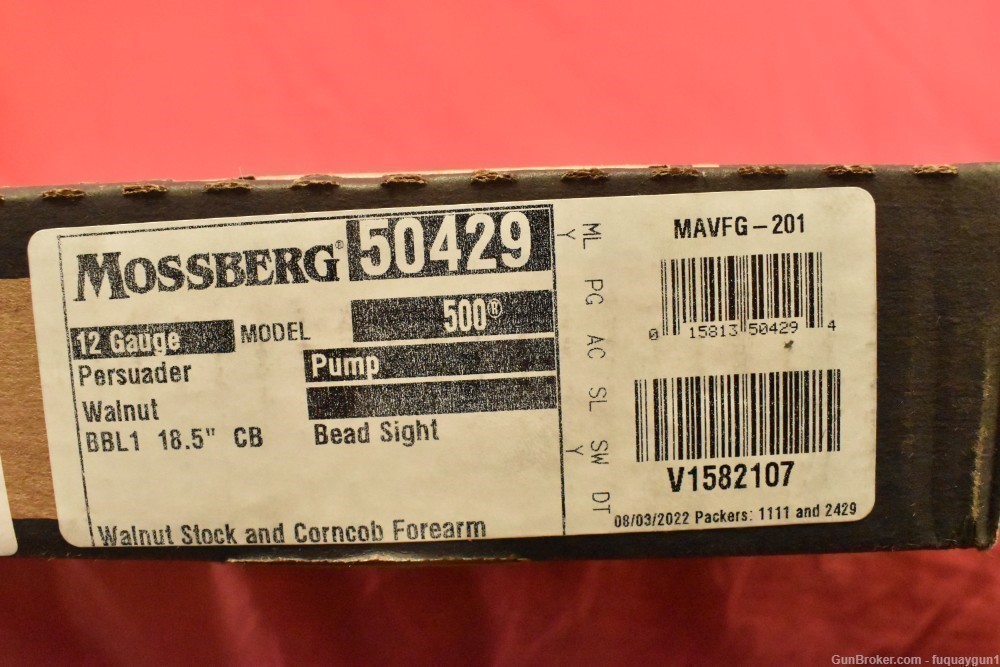 Mossberg 500 Retro 12 GA 18.5" 50429 500-500-img-8