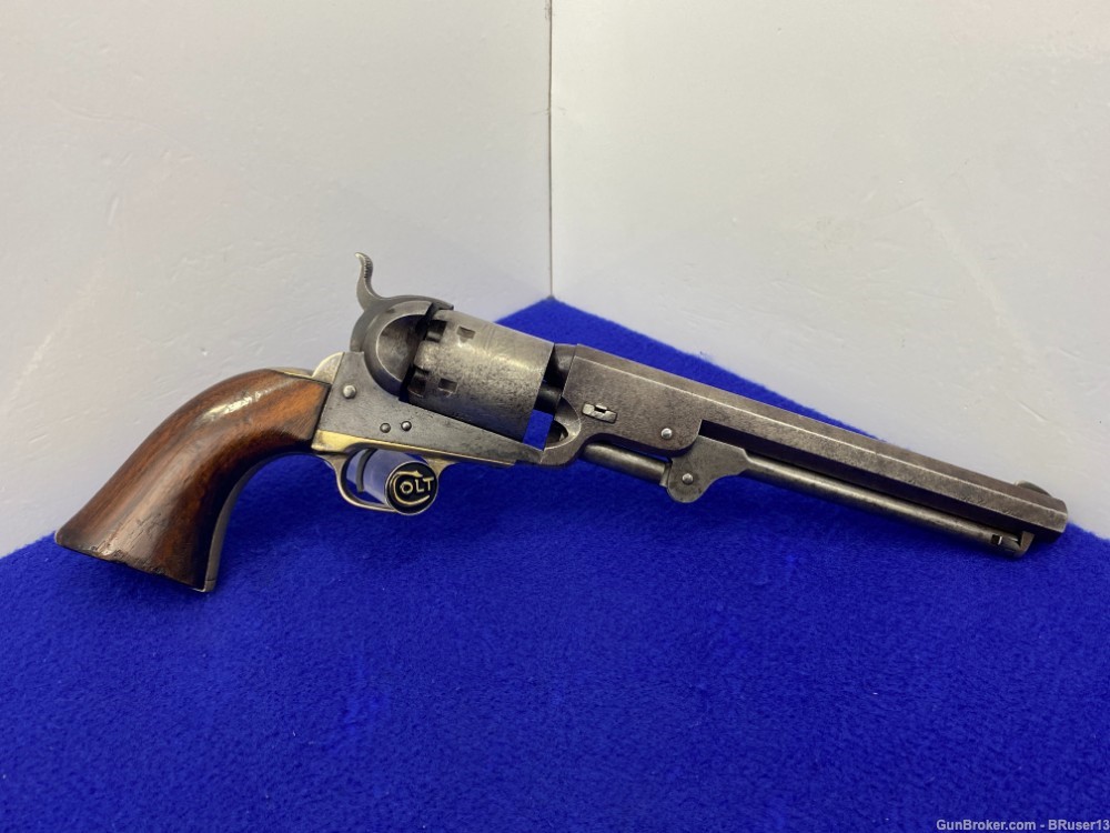 1858 Colt 1851 Navy .36 Cal Blue 7.5" *COLTS TIMELESS PERCUSSION REVOLVER*-img-17