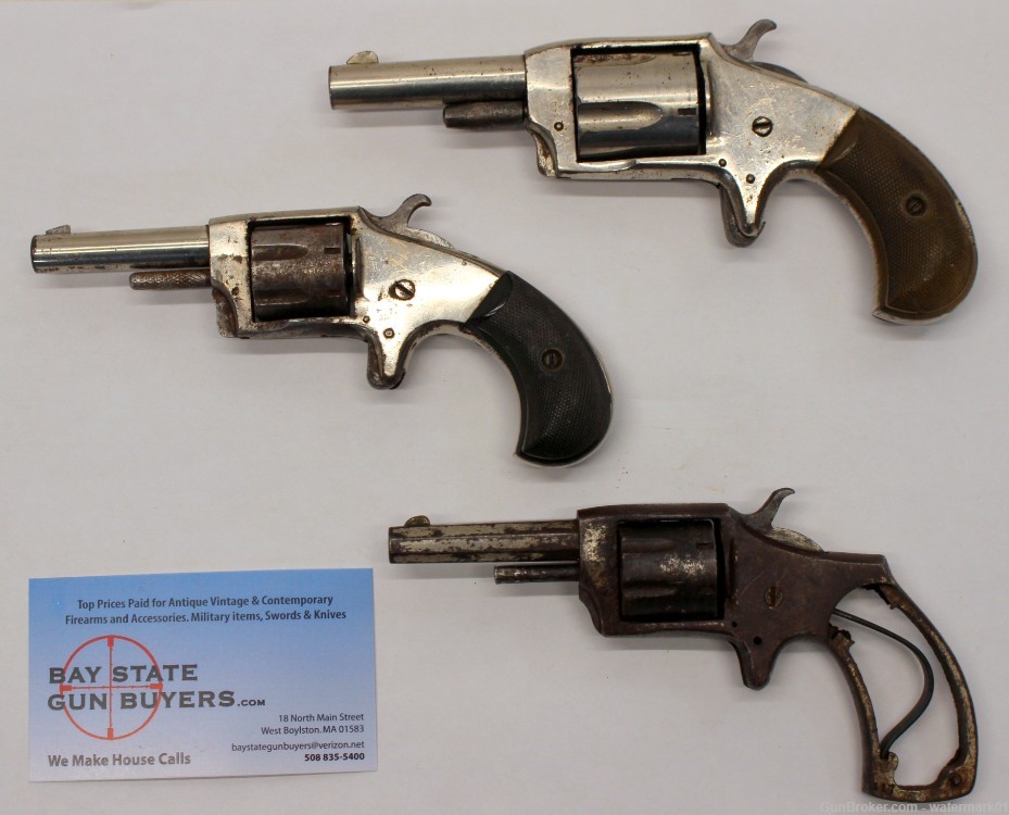 Iver Johnson DEFENDER Revolver lot .22 .32 parts repair restore GUNSMITH -img-0
