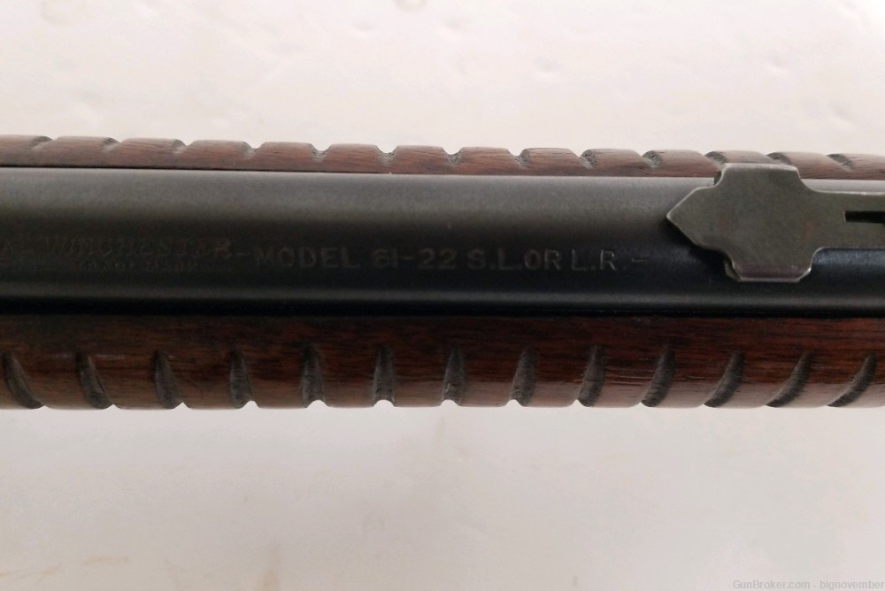 Winchester Model 61 Takedown Slide Action Rifle in 22 S, L or LR-img-8