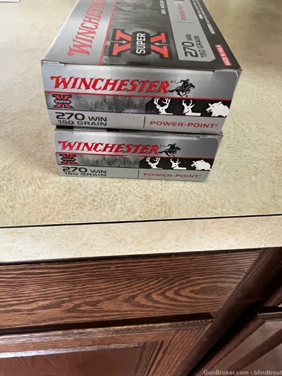 .270 Win ammo 150 Grain power-point Winchester-img-0