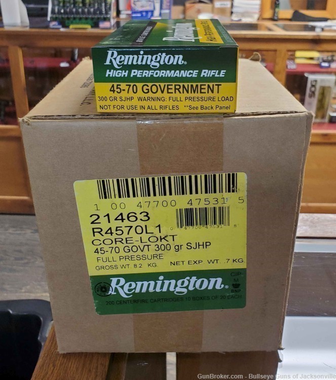 Remington .45-70Govt 300gr SJHP Case of 200 Rounds -img-0