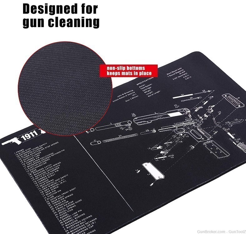 GTZ 1911 cleaning mat -great quality at a great price!-img-1