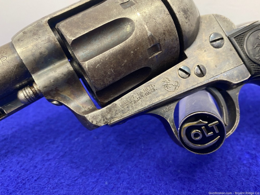 1891 Colt SAA Frontier Six Shooter .44-40 7 1/2" DESIRABLE 1st GENERATION-img-7