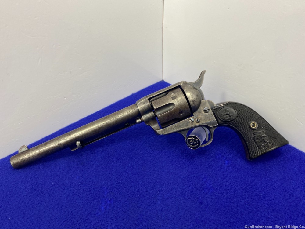 1891 Colt SAA Frontier Six Shooter .44-40 7 1/2" DESIRABLE 1st GENERATION-img-3