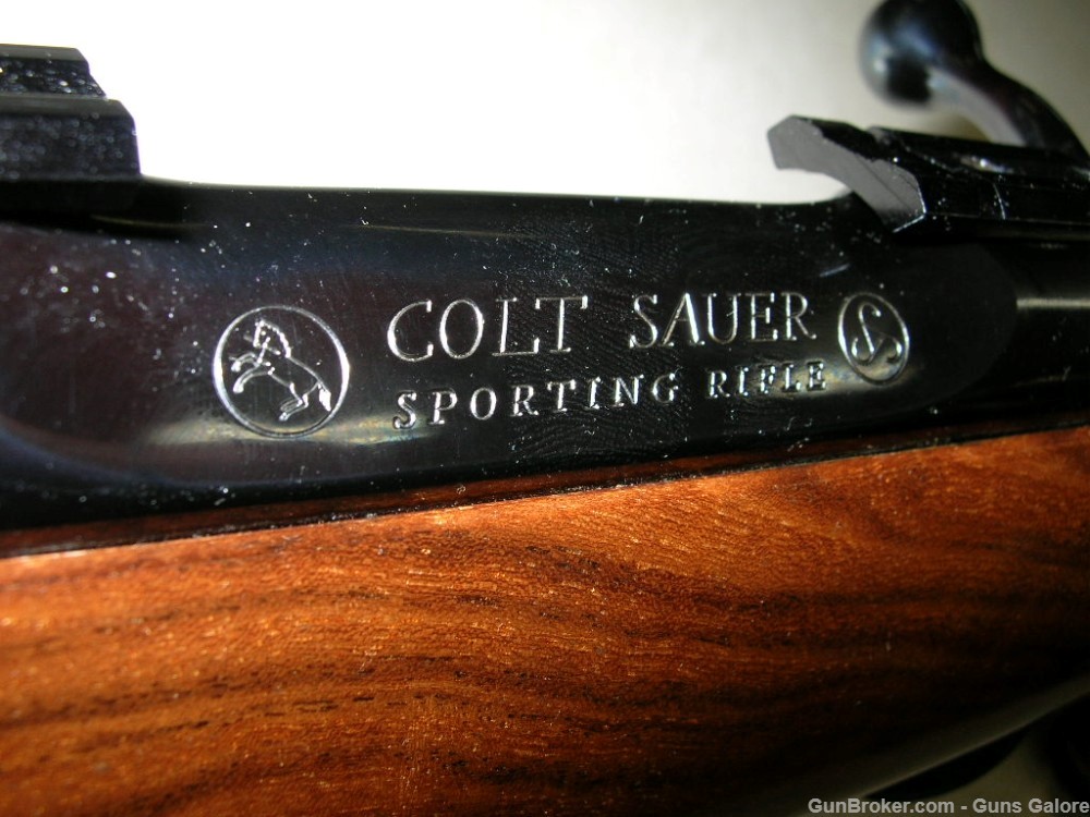 Colt Sauer Sporting Rifle 300 Weatherby Magnum 24" wood blued-img-31