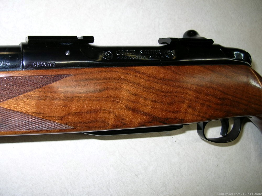 Colt Sauer Sporting Rifle 300 Weatherby Magnum 24" wood blued-img-9