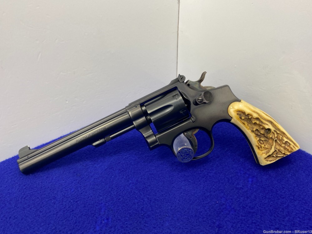 1950 Smith Wesson Pre-Model 14 .38 S&W Spl Blue 6" *K-38 MASTERPIECE*-img-7