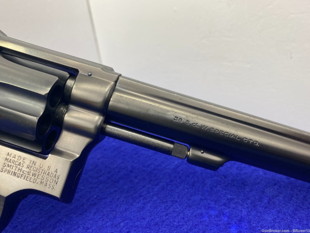 1950 Smith Wesson Pre-Model 14 .38 S&W Spl Blue 6" *K-38 MASTERPIECE*-img-35