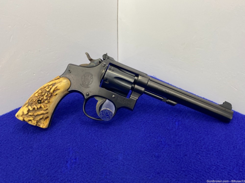 1950 Smith Wesson Pre-Model 14 .38 S&W Spl Blue 6" *K-38 MASTERPIECE*-img-25