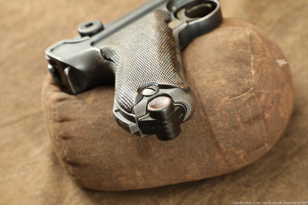 1918 WW1 DWM P08 Luger 9mm Matching Semi Auto Pistol C&R-img-34
