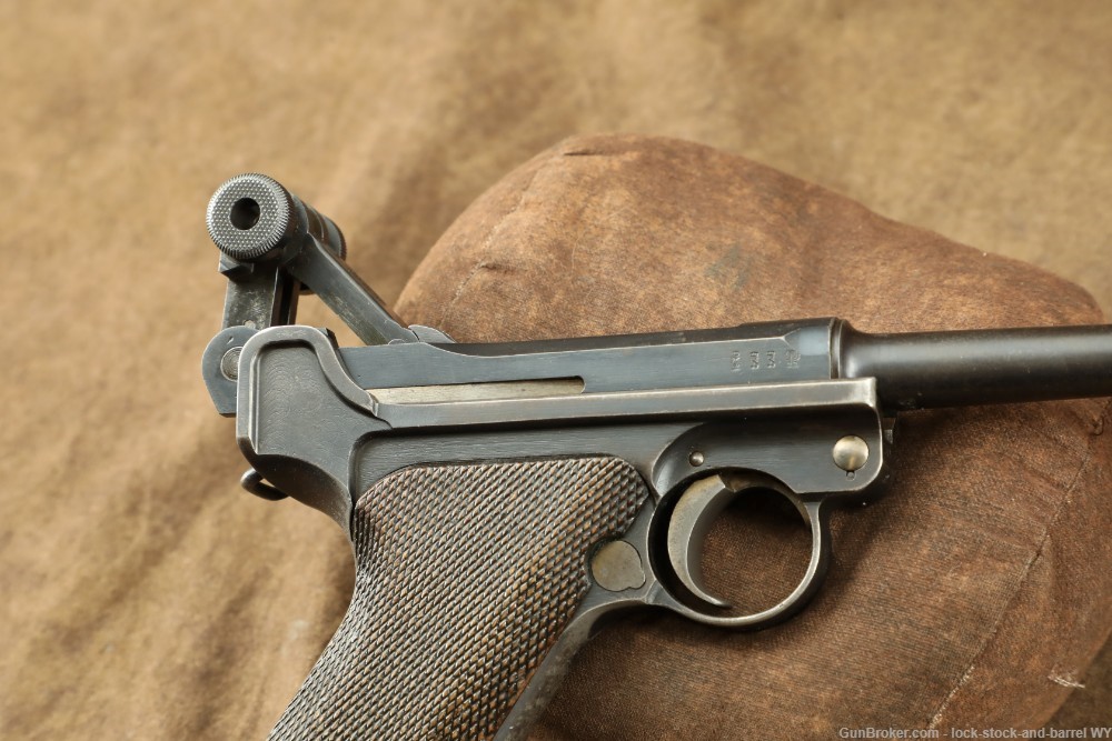 1918 WW1 DWM P08 Luger 9mm Matching Semi Auto Pistol C&R-img-14