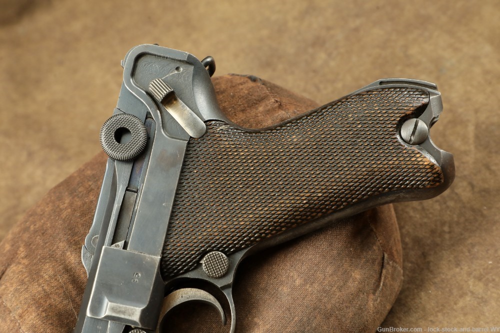 1918 WW1 DWM P08 Luger 9mm Matching Semi Auto Pistol C&R-img-7