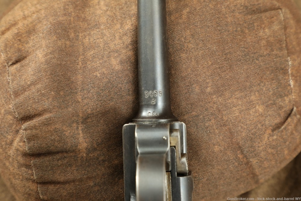 1918 WW1 DWM P08 Luger 9mm Matching Semi Auto Pistol C&R-img-26