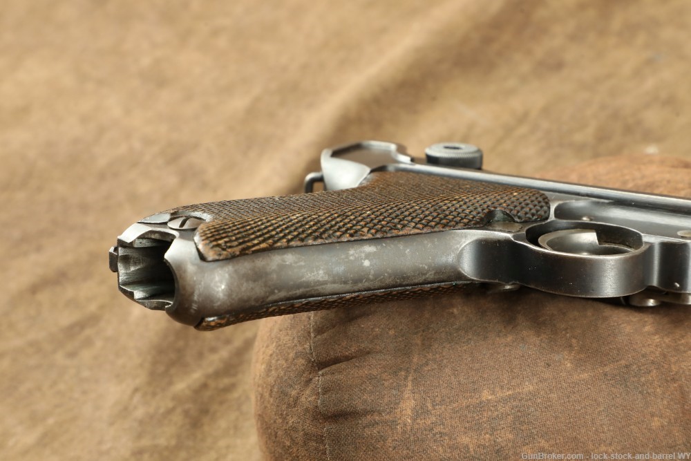 1918 WW1 DWM P08 Luger 9mm Matching Semi Auto Pistol C&R-img-10