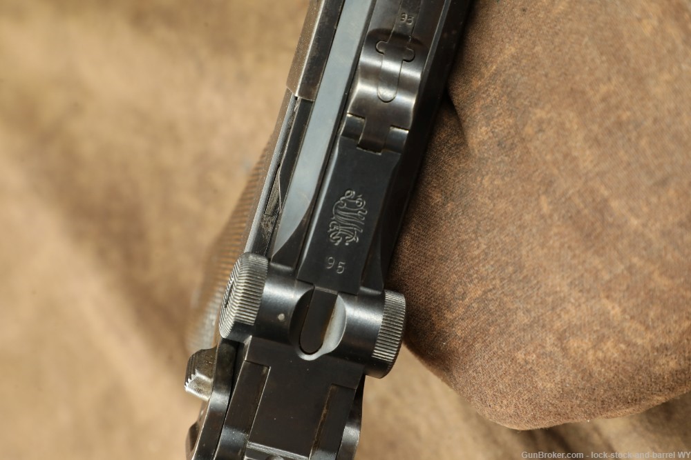 1918 WW1 DWM P08 Luger 9mm Matching Semi Auto Pistol C&R-img-20