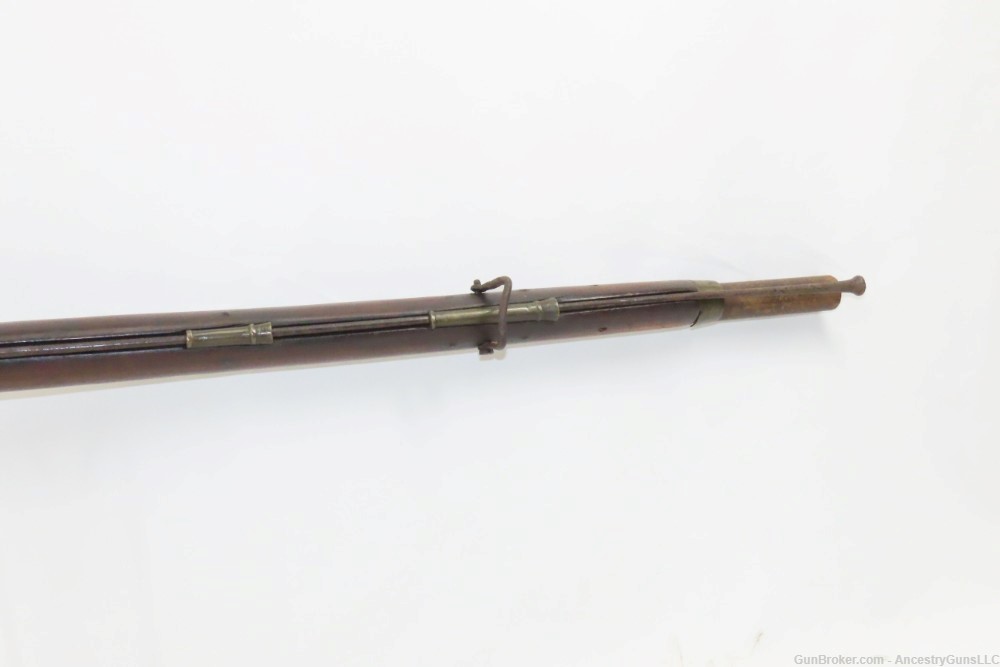 Antique BROWN BESS .75 Flintlock Musket Imperial British NAPOLEONIC WARS   -img-9