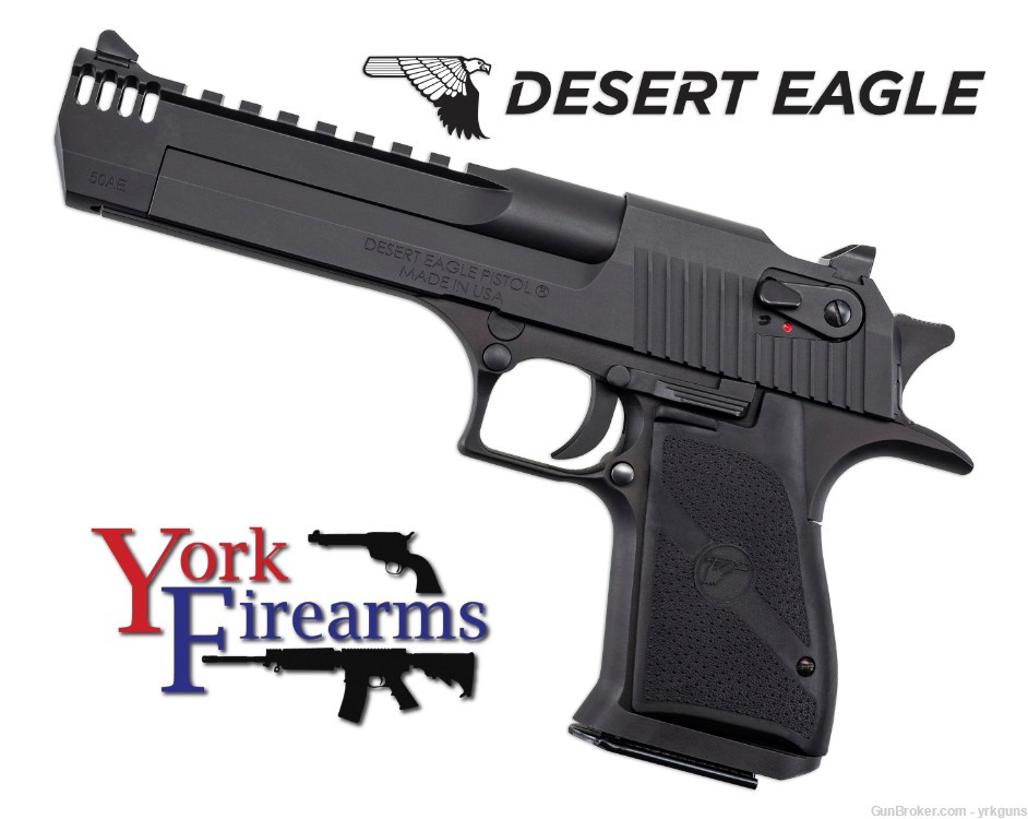 Magnum Research Desert Eagle Mark XIX L6 50AE Ported Handgun NEW DE50L6IMB-img-0