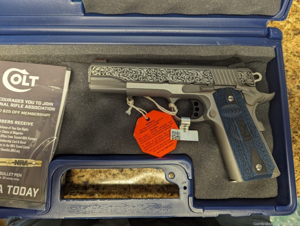 Colt 1911 Government Competition series 45 engraved-img-1