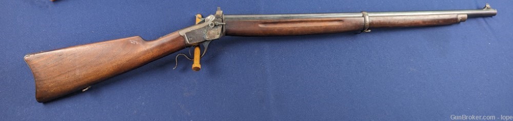 Rare U.S. Mkd. Winchester 1885 .22 Short Military Training Rifle-img-0