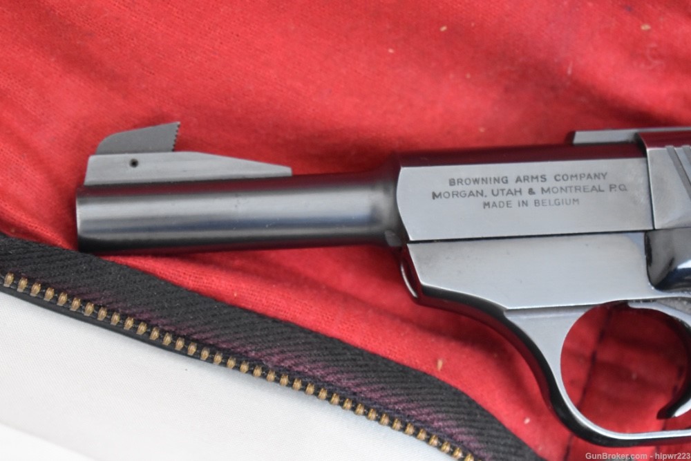 Browning NOMAD .22 LR pistol made in Belgium 1969 with pouch and manual C&R-img-7