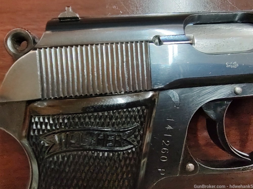 Walther PP 1938 german NSKK motorcade Marking rare gun 7.65  w/ holster -img-2