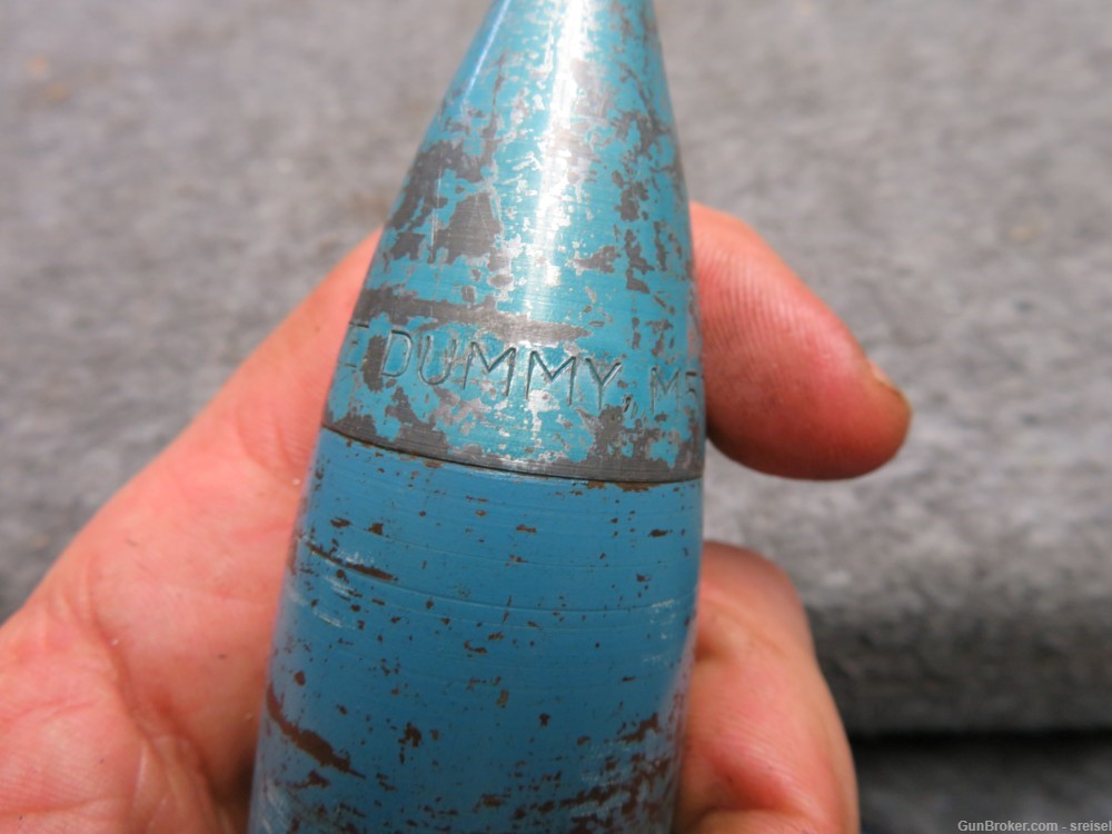 WWII US M55A1 PRACTICE SHELL FOR M4 37MM AUTOMATIC CANNON-DATED 1941-img-6