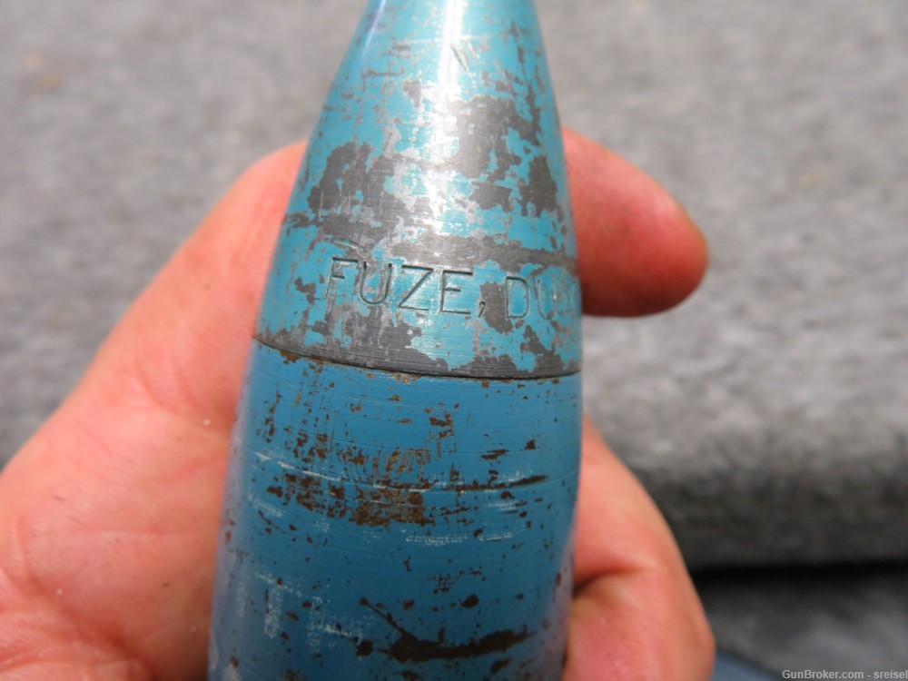 WWII US M55A1 PRACTICE SHELL FOR M4 37MM AUTOMATIC CANNON-DATED 1941-img-5