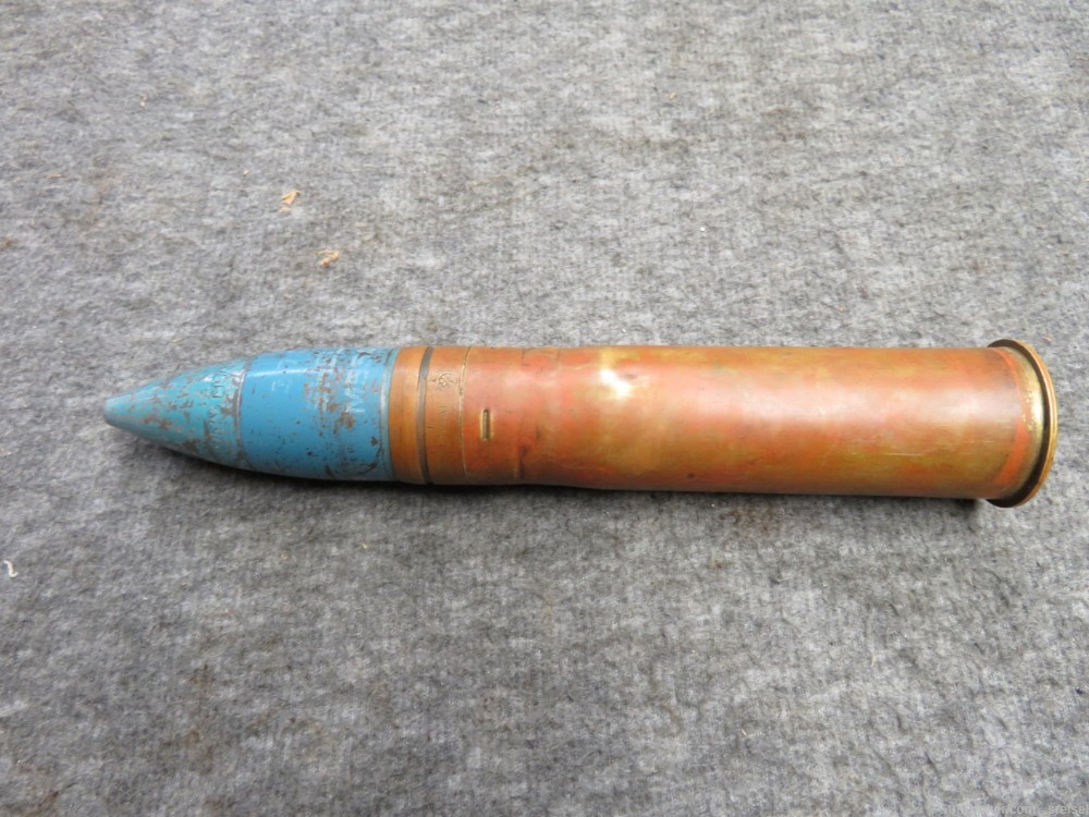 WWII US M55A1 PRACTICE SHELL FOR M4 37MM AUTOMATIC CANNON-DATED 1941-img-1