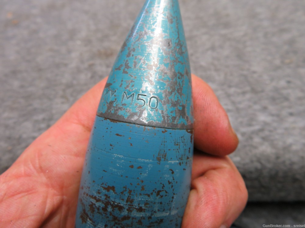 WWII US M55A1 PRACTICE SHELL FOR M4 37MM AUTOMATIC CANNON-DATED 1941-img-7