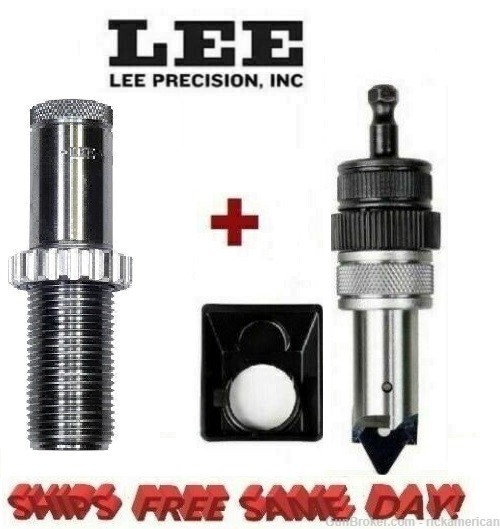 Lee Quick Trim Die w/ Deluxe Power Case Trimmer for 400 Legend  90670+92081-img-0