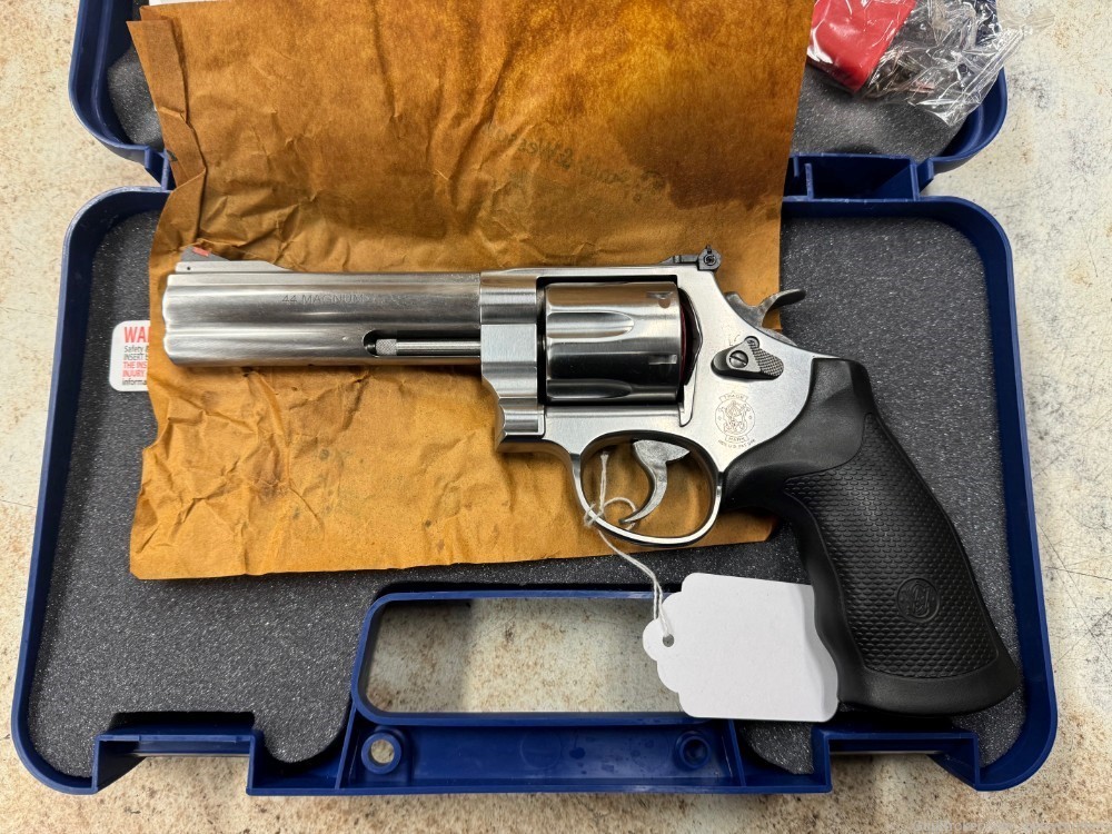 SMITH & WESSON 629 CLASSIC S&W  44 MAG STAINLESS STEEL 5" BARREL 163636 NEW-img-1