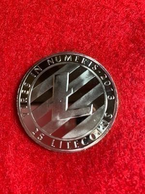 Litecoin Commemorative Souvenir Collectible Coin Penny-img-0