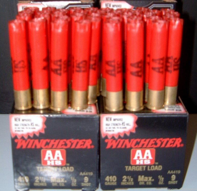 Winchester Hulls. AA 2 1/2" .410 HS once-fired hulls. 500 + 12 empty boxes-img-4
