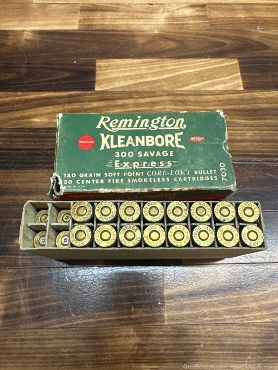 20 Rounds of 300 Savage Remington Kleanbore Express -img-3