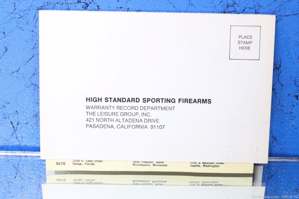 HIGH STANDARD MOD 107 MILITARY SUPERMATIC "CITATION" 22LR MFG 1970 / C&R-img-43