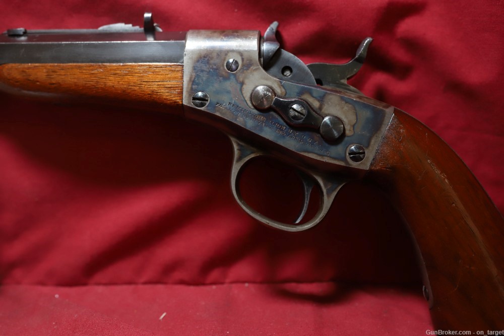 Remington 1891 Target Pistol Rolling Block 8" Barrel .32 S&W Antique -img-4