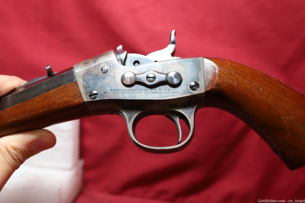 Remington 1891 Target Pistol Rolling Block 8" Barrel .32 S&W Antique -img-6